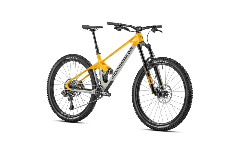 2023 Mondraker Foxy XR - 29 Inch Carbon Enduro Full-Suspension MTB - Yellow / Silver-1